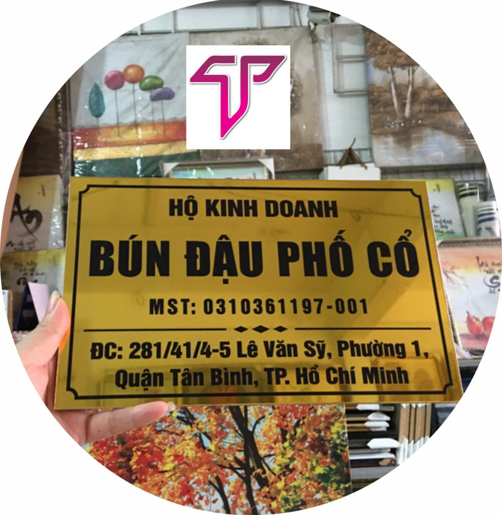 Bảng số nhà_biển công ty